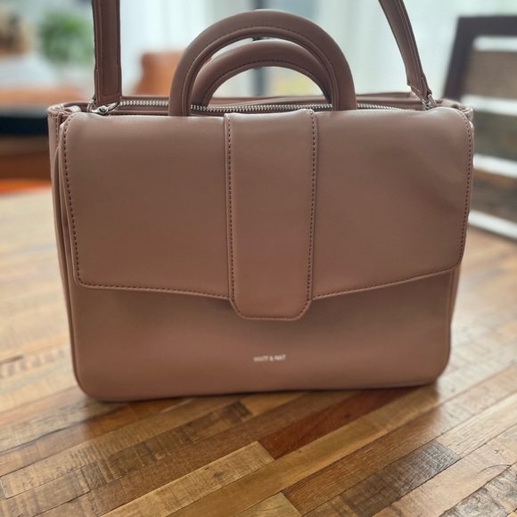 NWOT MATT & NAT - ZOE VEGAN SATCHEL / CROSSBODY BAG ✨ - Picture 9 of 10